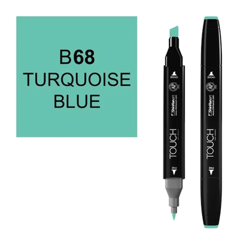 ماژیک دوسر تاچ B68 Turquoise Blue