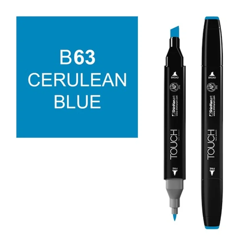 ماژیک دوسر تاچ B63 Cerulean Blue