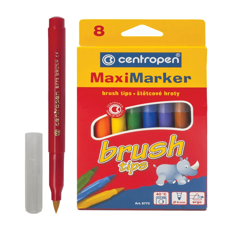 ماژیک براش 8 رنگ سنتروپن مدل Maxi Marker